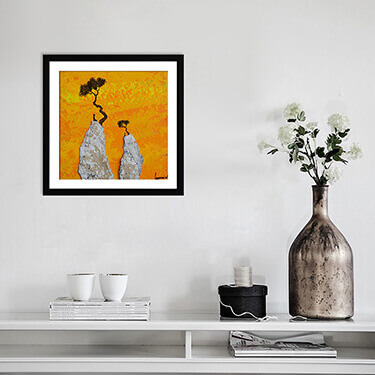 Which kind of artwork for a minimalist interior?